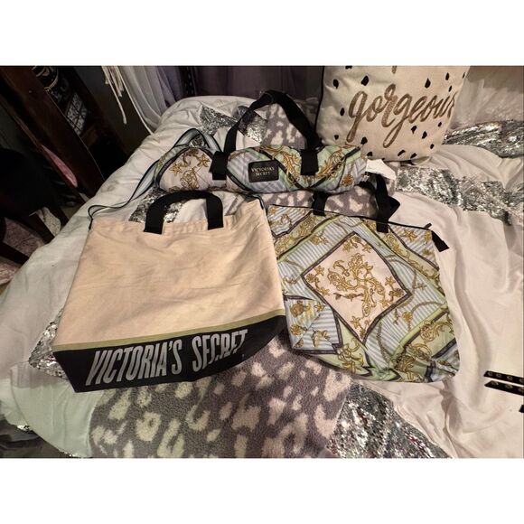 Vintage Victoria’s Secret VS , cooler bag/Pocketbook/tote & packable blanket - Picture 9 of 12